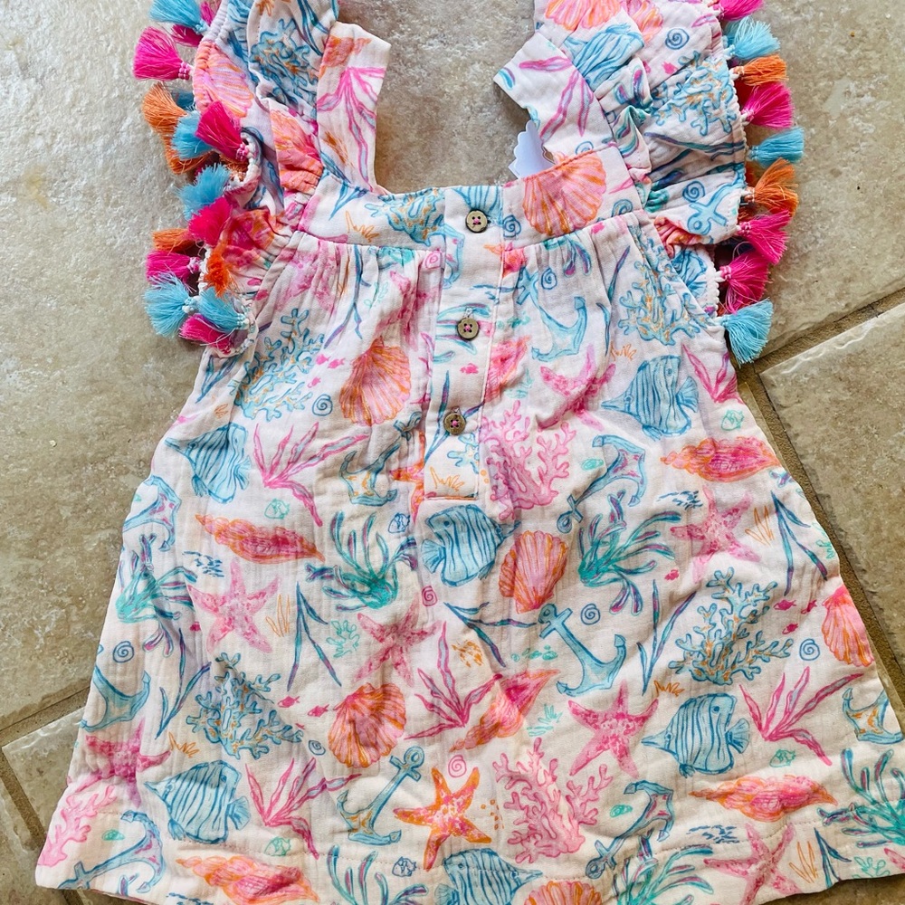 NWT Mud Pie Swim & Cover Up Set - Picture 3 of 5